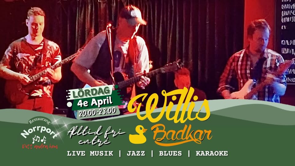 🎸 Willis Badkar – Blues & Rock med äkta känsla!