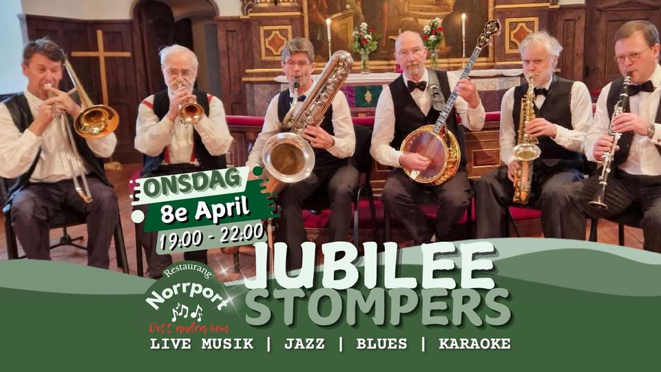🎺 Jubileum Stompers: Klassiskt Jazzsväng & Firande!