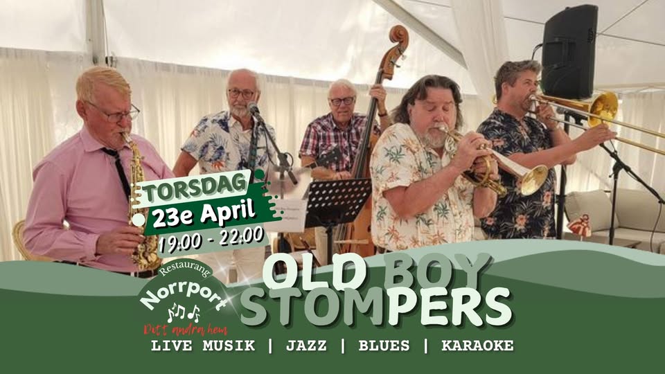 🎷 Old Boy Stompers: Äkta Torsdagssväng & Spelglädje