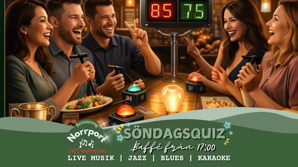 🧠 Quiz, på Norrport!
