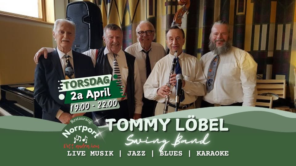 💃Tommy Löbel Swing Band med Torsdagsswing!