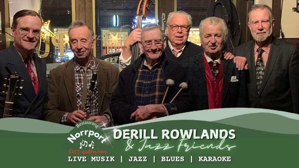 🎷 Derill Rowlands Jazz Friends: Internationell Klass på Norrport!