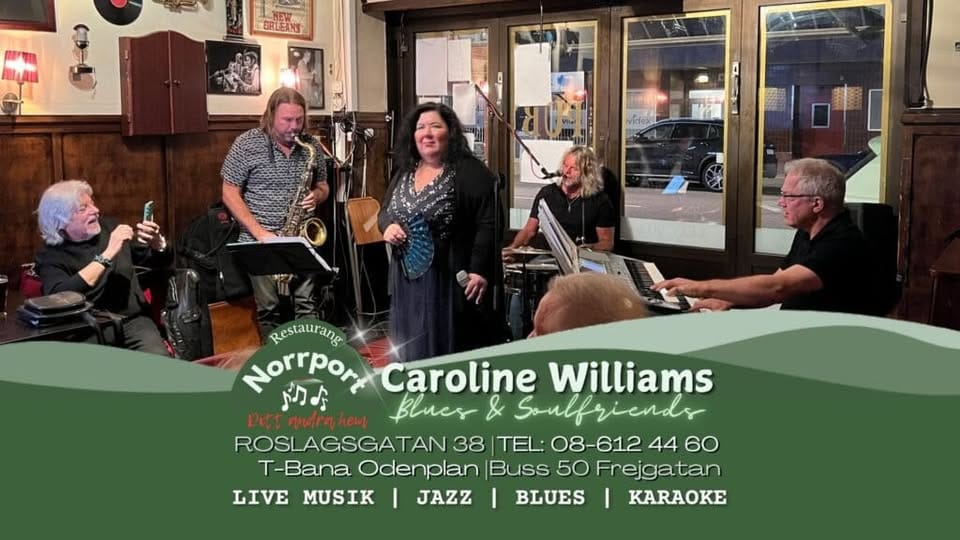 Caroline Williams Blues & Soulfriends | Norrport Live