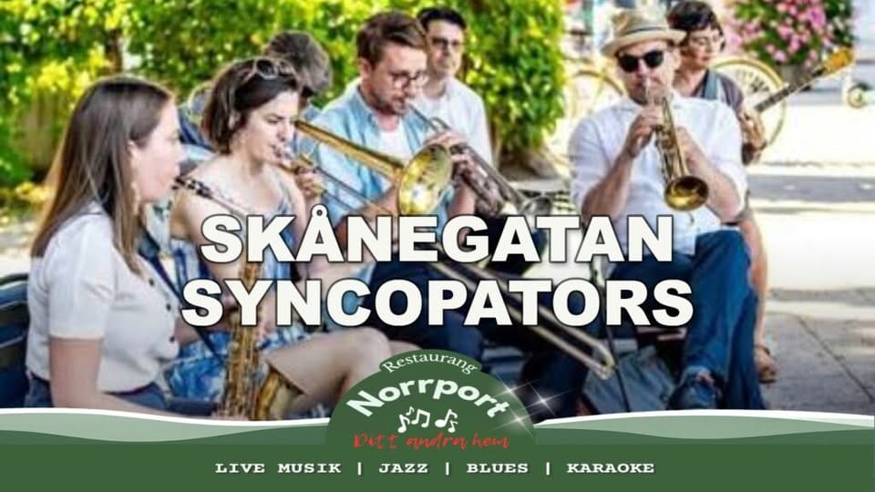 Skånegatan Syncopators | Norrport Live